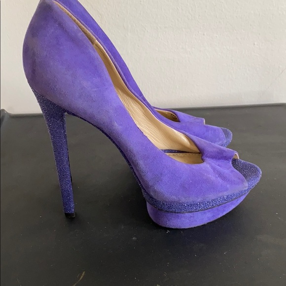 Brian Atwood Platform Heels - Picture 4 of 5